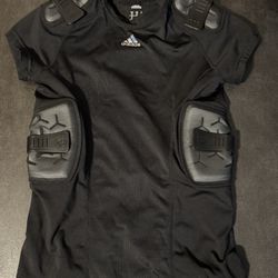 Adidas Size M Integrated Padded Football Shirt (flak jacket)