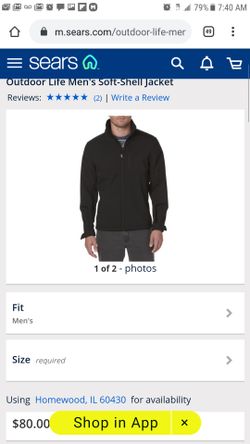 DONATED. OUTDOORLIFE LIVE EXPLORE DISCOVER JACKET COAT WEATHERPROOF SIZE LARGE CHARCOAL IN COLOR