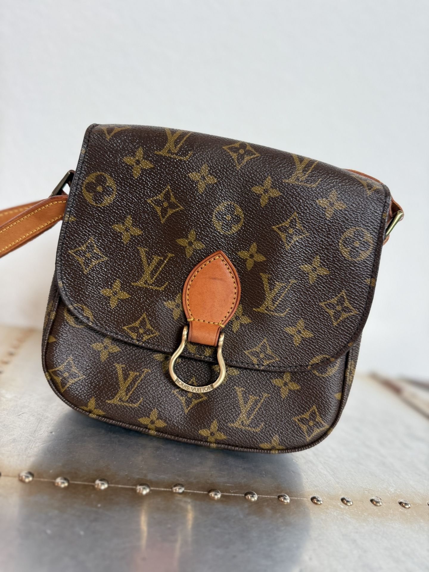 Louis Vuitton Saint Cloud MM Monogram Shoulder / Crossbody Bag