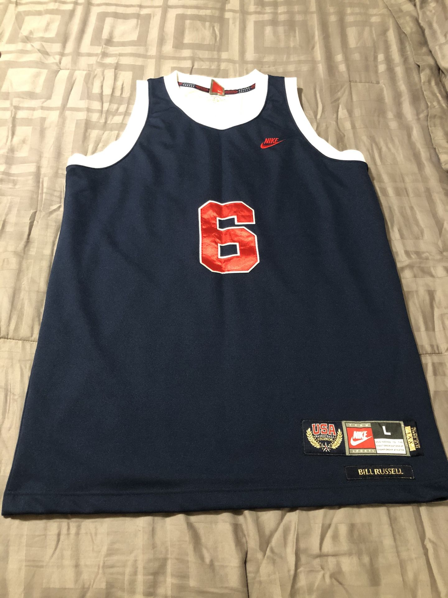 Bill Russell USA Jersey