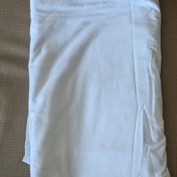 Plain White Flats Sheets - Twin Size