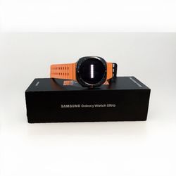 Samsung Galaxy Watch Ultra  7 LTE 47MM Titanium Gray Marine Orange Excellent