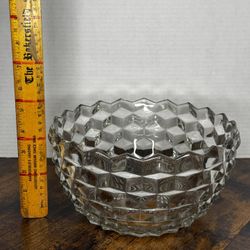 Fostoria Serving Bowl 8 inch Diameter Elegant Glass Vintage