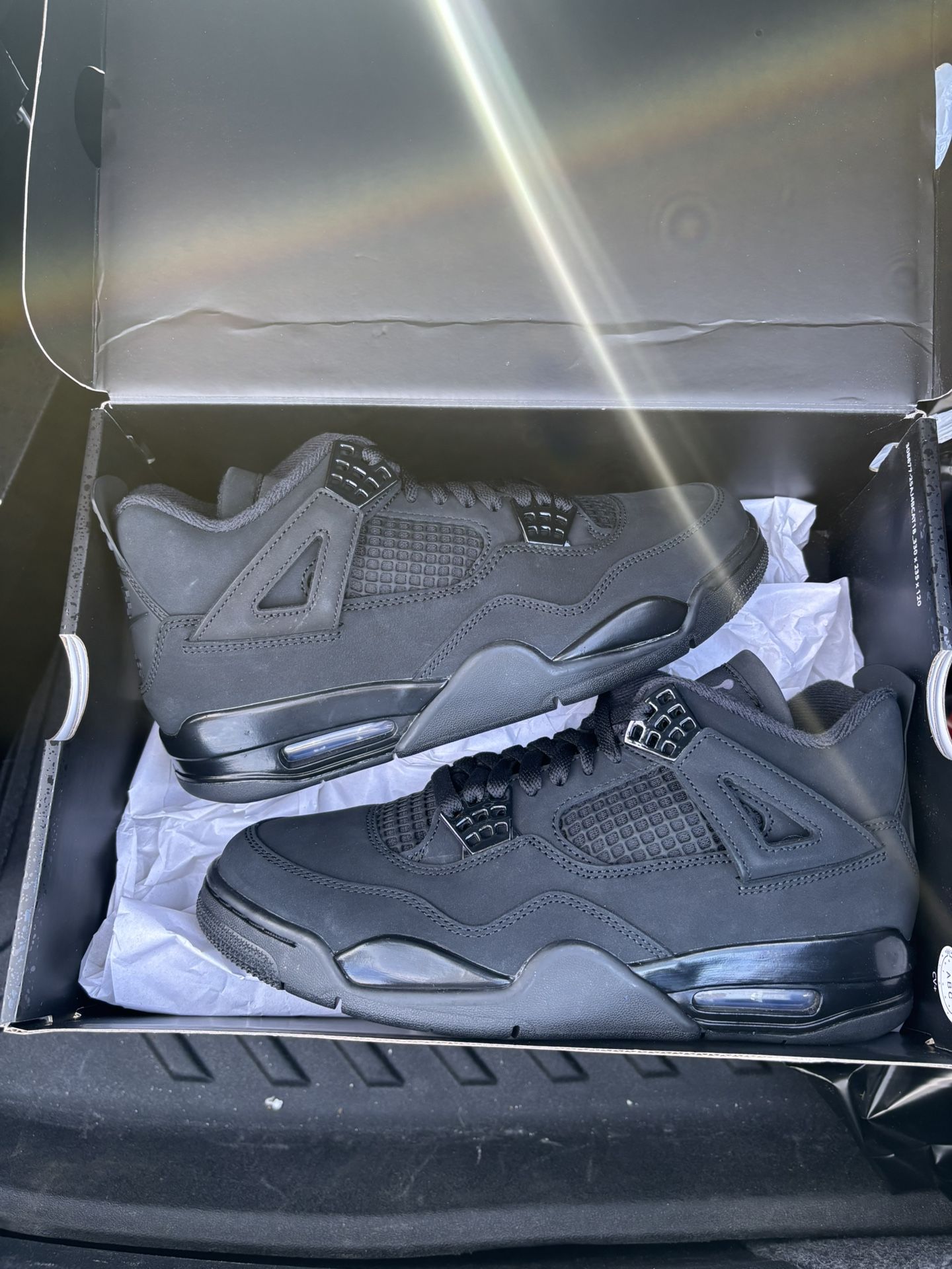 jordan 4 black cat 2025 sizes 8/10/10.5/12