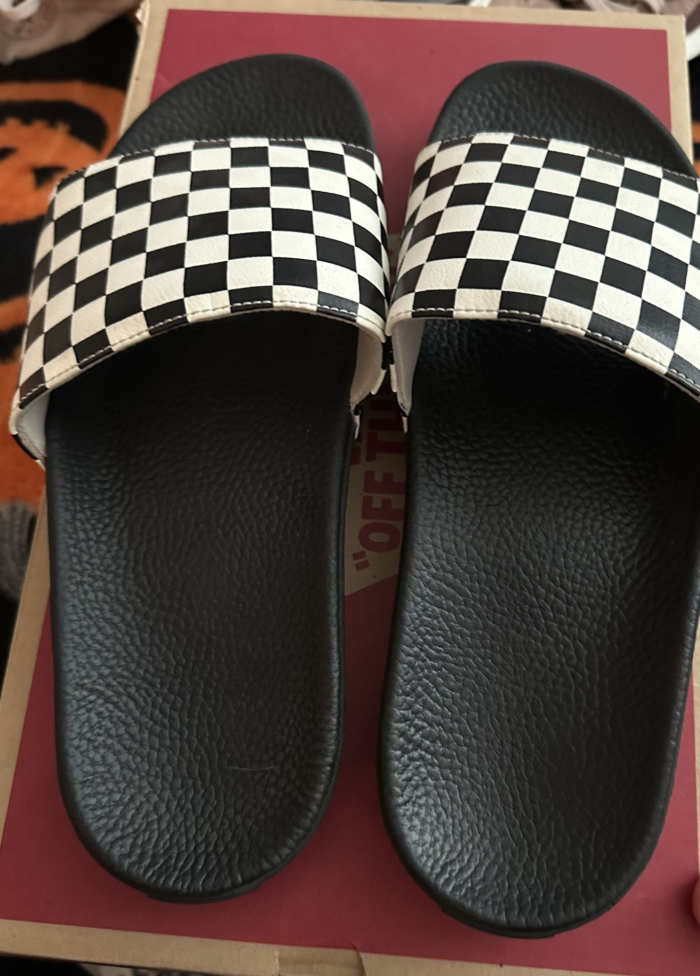 Vans Slides Size 10 In Men’s 