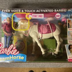 Barbie dreamhorse & blonde doll sale