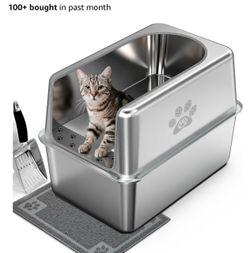 metal litter box