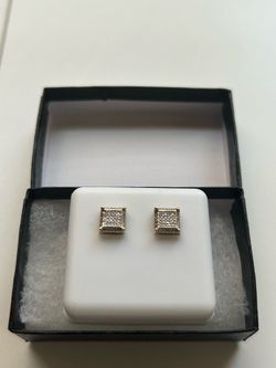 Gold Diamond Earrings