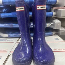 Toddler Size 13 Sparkle Hunter Rain Boots Barely Worn 