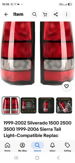 1999-02 Silverado tail lights New