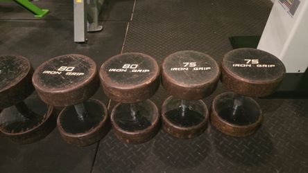 HEAVY STEEL DUMBBELLS 710LB DUMBELL WEIGHTS SET