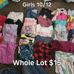 Girls Clothes Lot Size 10/12