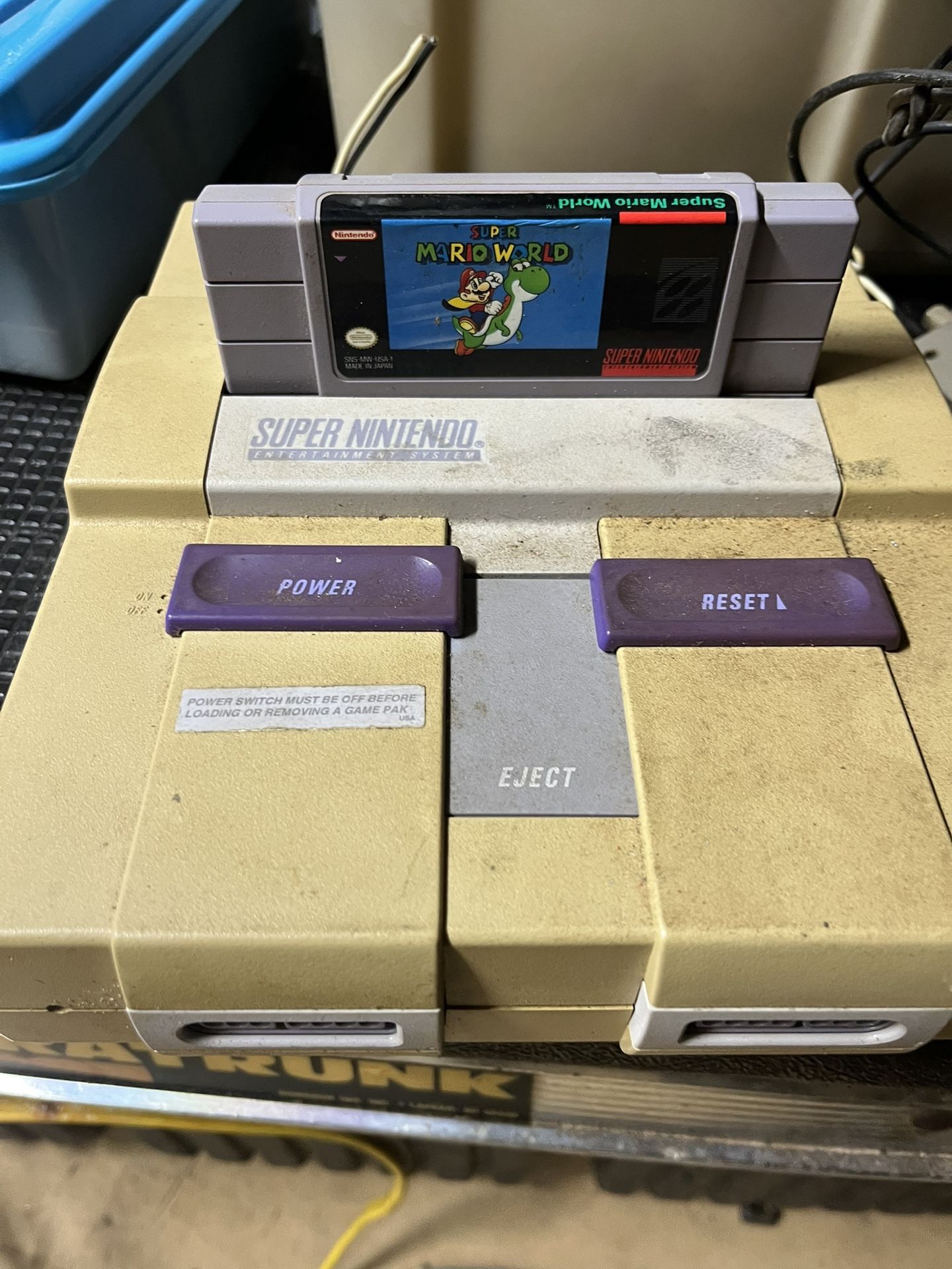 Vintage Super Nintendo And 11 Games 