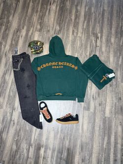 Chrome Hearts Hoodie, hat, and Lanvin Sneakers Brand New with box