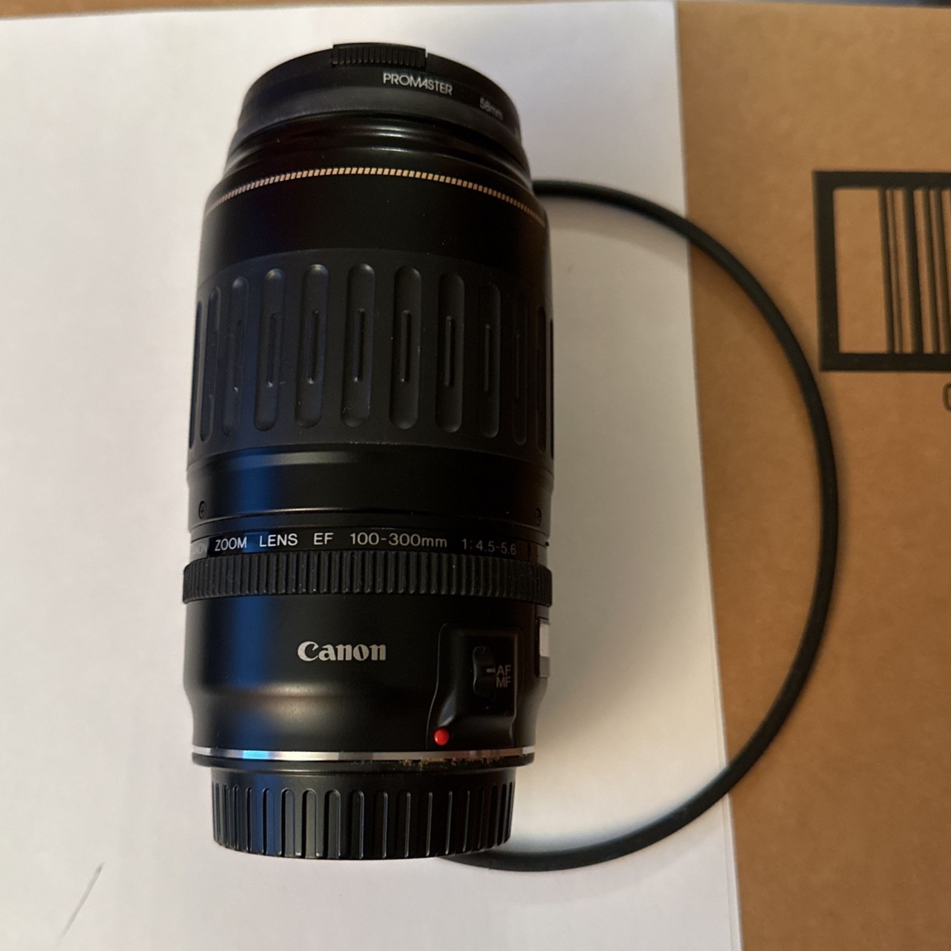 Canon EF 100-300mm f/4.5-5.6 USM Telephoto Zoom Lens for Canon SLR Cameras