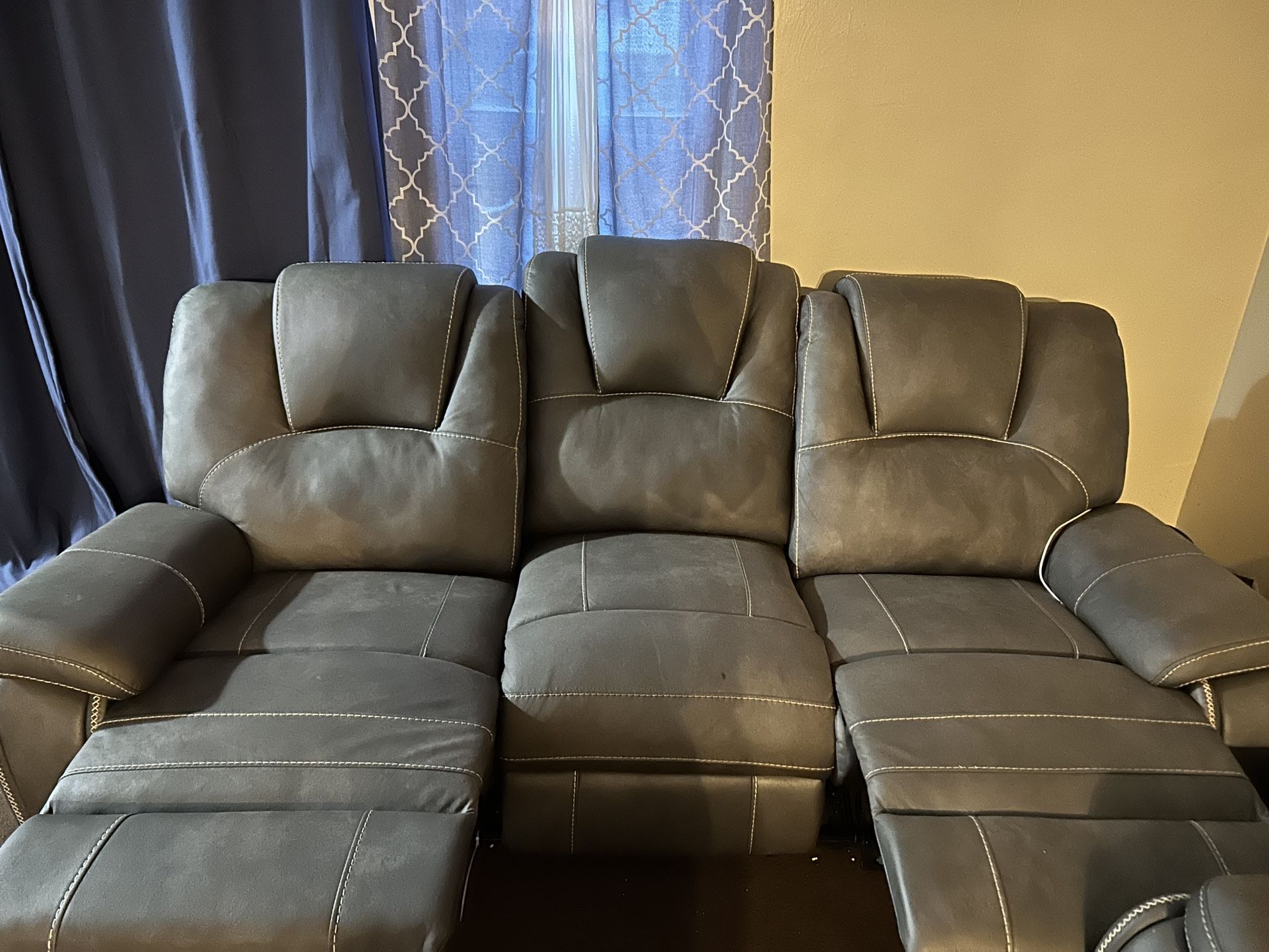 2 Piece Reclining Sofa