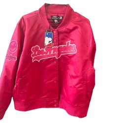 Dodgers Pro Standard Satin Woman’s Rose Jacket 2xl