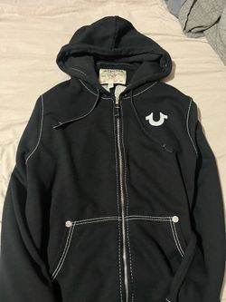 Black true religion zip up jacket