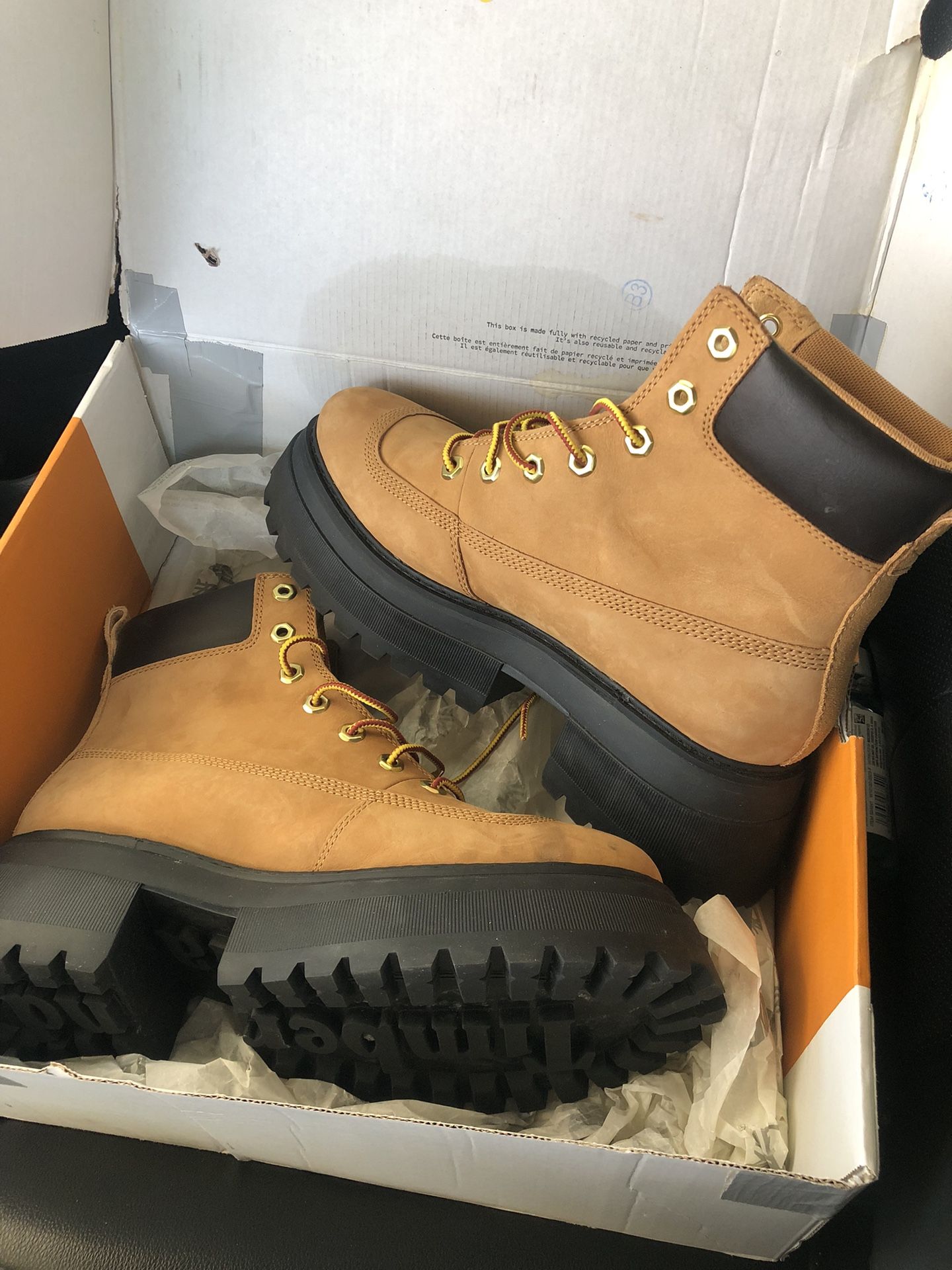 Timberland Sky 6in Lace Up Wheat Nubuck