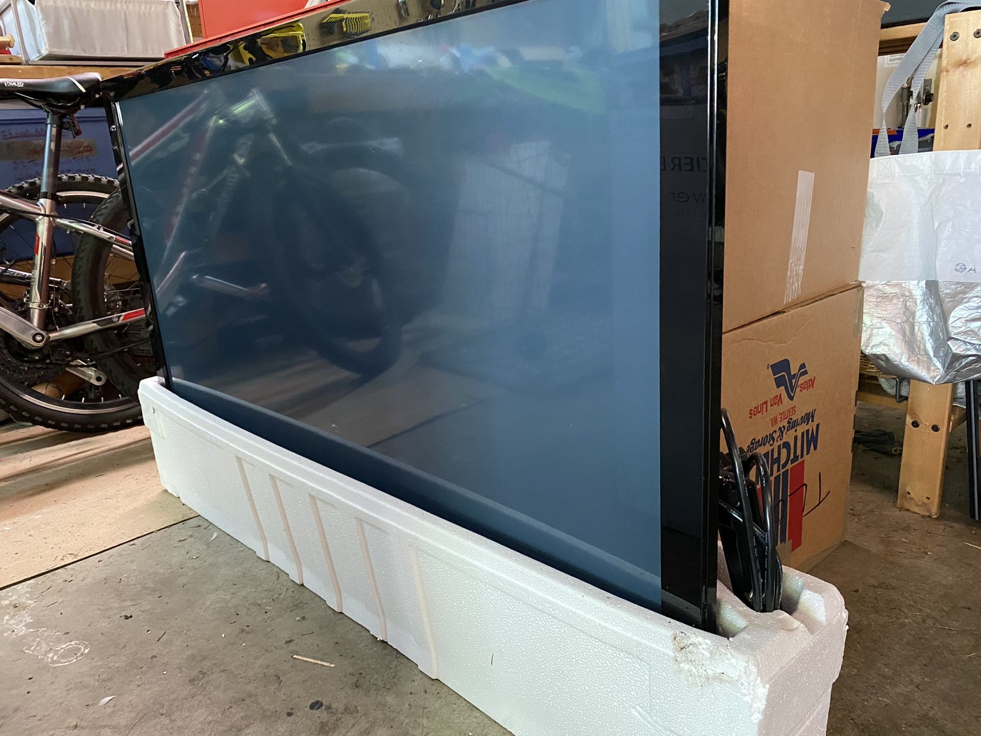52 inch wall mounted TV