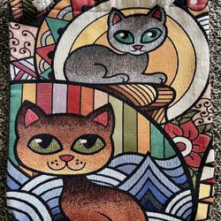 turkish cat tote bag