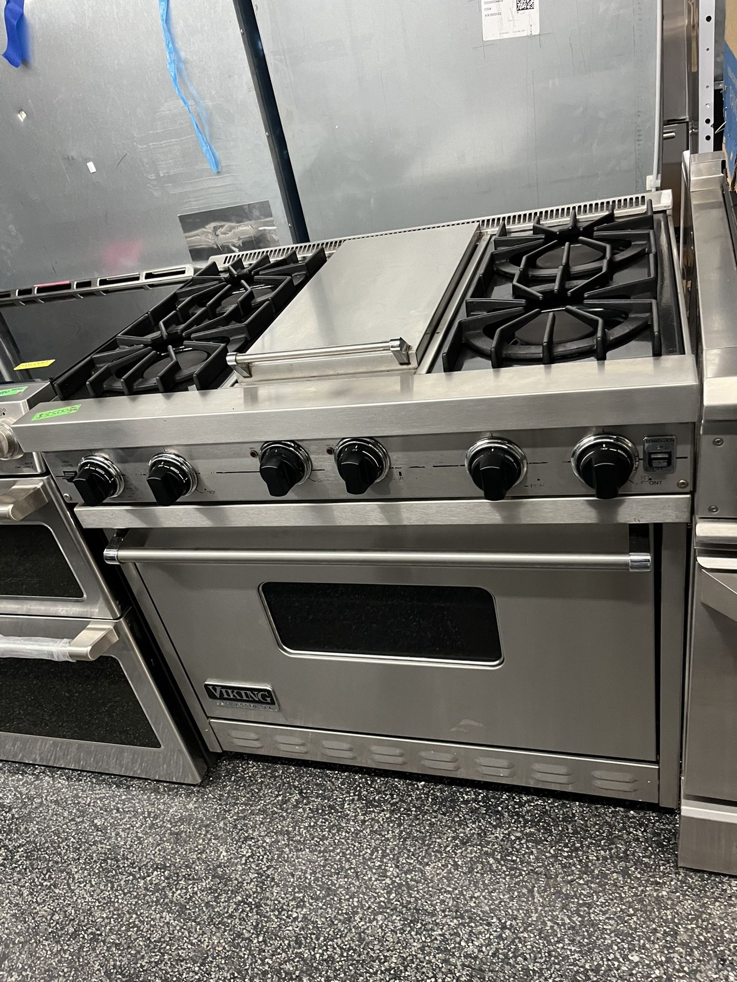 Viking Professional All Gas 36 Inch Range Stove With Griddle