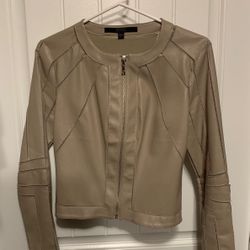 GUESS brand women’s leather and mesh jacket-size Small