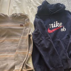 2 men’s medium Sweatshirts—Redlands Pick Up Only