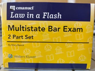 Emanuel Law in a Flash for Multistate Bar Exam Flash Cards