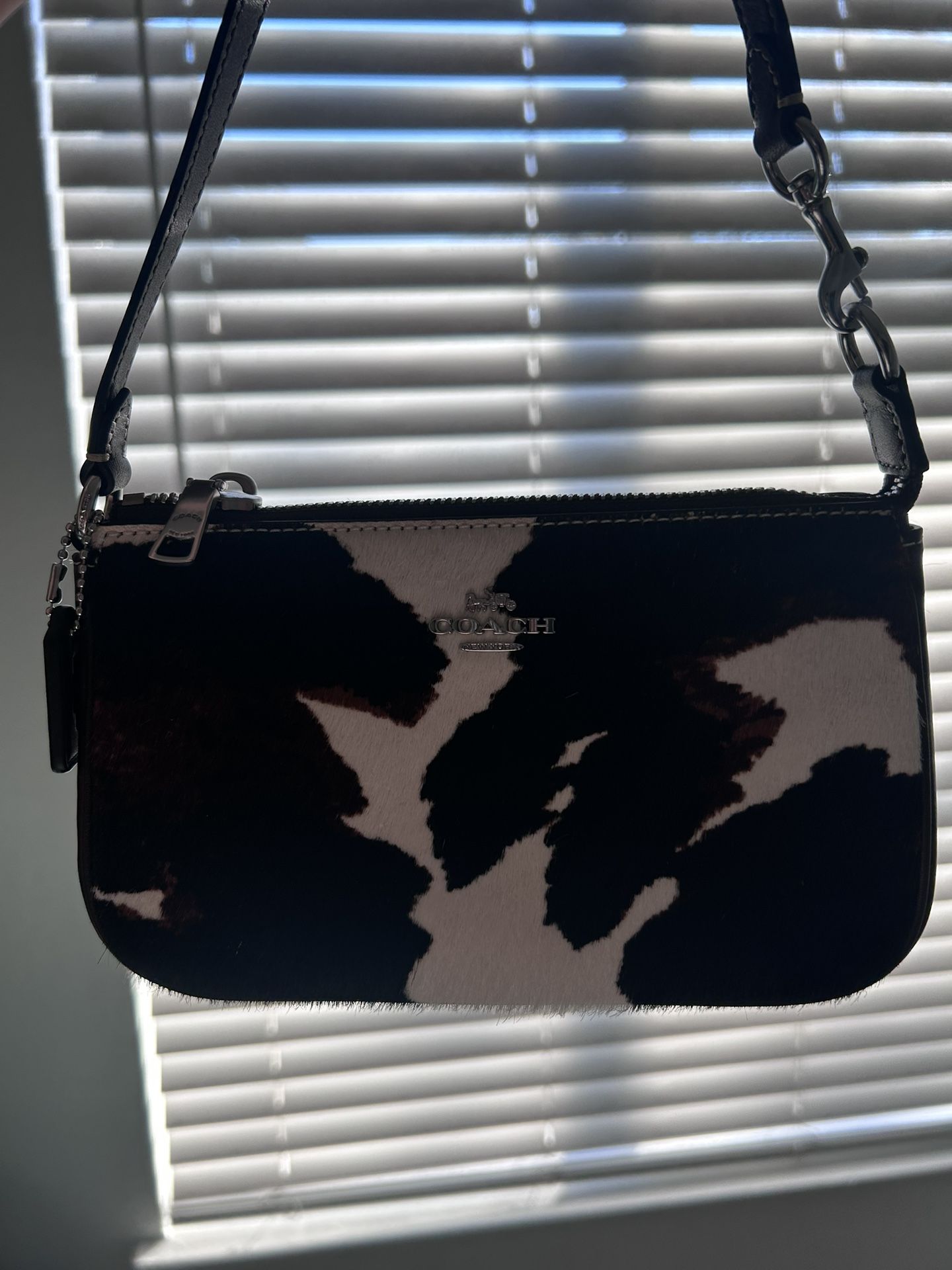 Teri Cowprint Shoulder Bag 