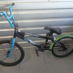 Mongoose BMX 20" Freestyle Bike, Turquoise/Green
