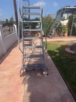 Uline warehouse ladder