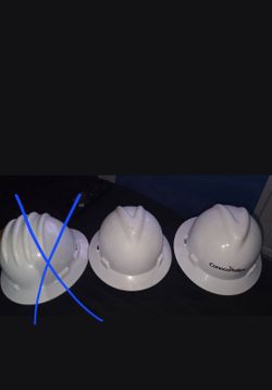 White Hard Hats