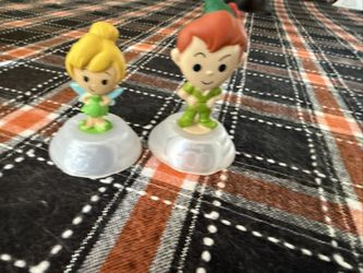 Mc Donald’s Disneyland Anniversary Happy Meal Toys Tinkerbell & Peter Pan
