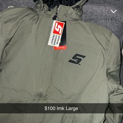 Snap On Military Green Jacket