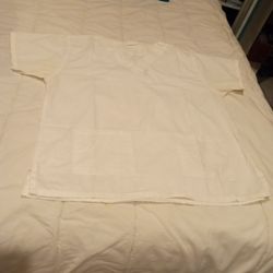 Camisa De Uniforme Large Blanca