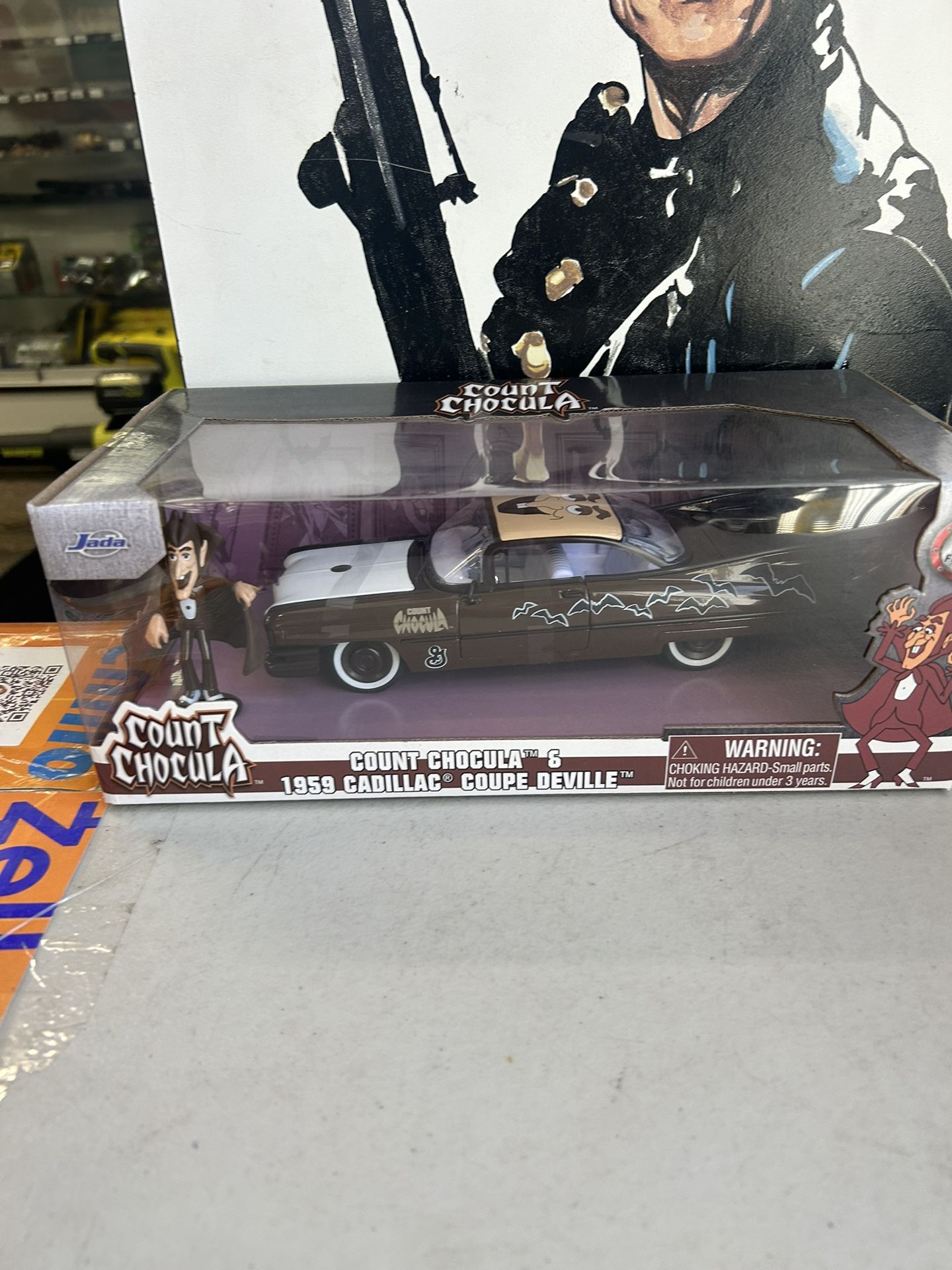 Jada toys 1/24 scale Count Chocula & 1959 Cadillac Coupe Deville