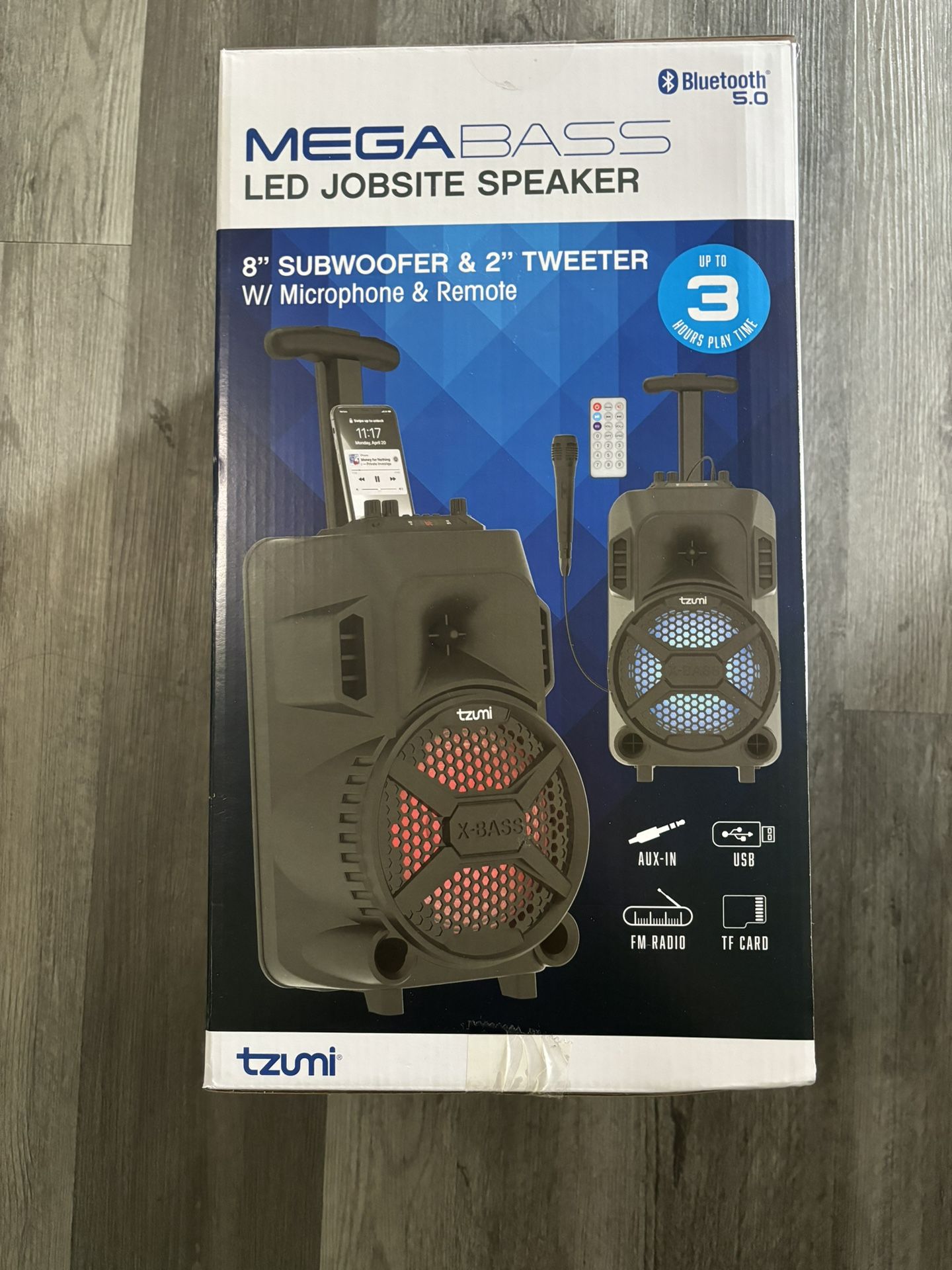 LED speaker With Microphone & Remote