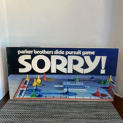 1972 SORRY! Board Game Parker Brothers 1950 Game Board 2–4 Players Complete