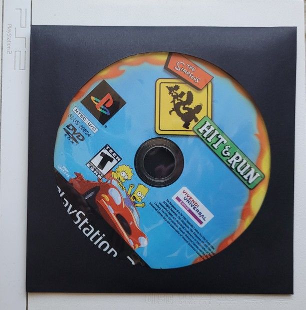 The Simpsons: Hit & Run for PlayStation 2 - Loose Disc
