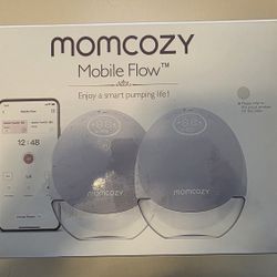 Momcozy Breast Pump Hands Free Upgraded Mobile Flow 2 Pack (Gray)