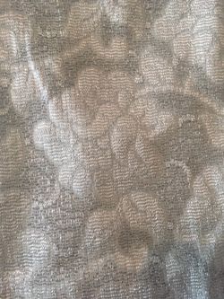 Silver/ ice blue gray fabric