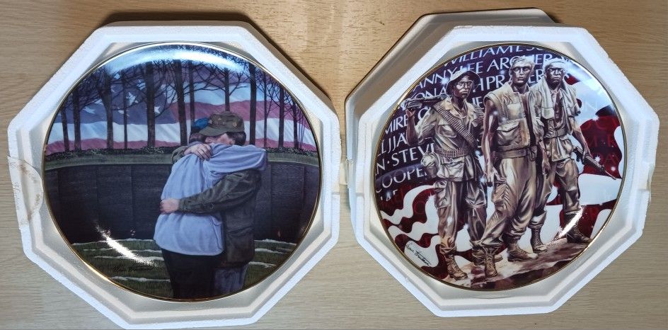 2 VINTAGE & COLLECTIBLE THE FRANKLIN MINT NUMBERED COLLECTOR'S PLATES, READ THE DESCRIPTION BELOW