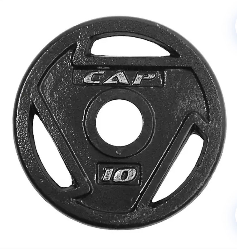 CAP Barbell 10 Lb. Olympic Grip Plate Weight x2