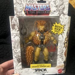 MOTU Origins Sketchbook Series Concept Art SPIKOR Figure 2025 TARET Great Shape