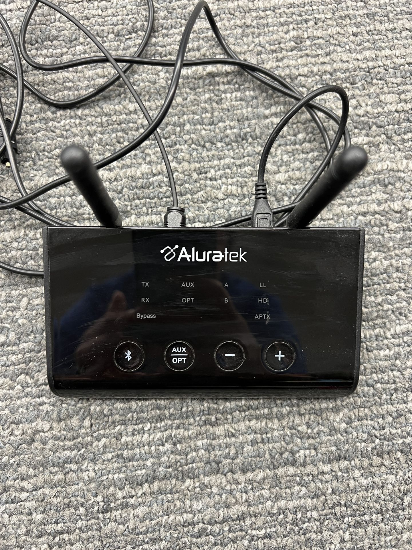Aluratek Bluetooth Audio Receiver And Transmitter