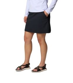 Columbia Mill Creek Golf Skirt Skort Black Tennis Golf Casual Womens Size XS
