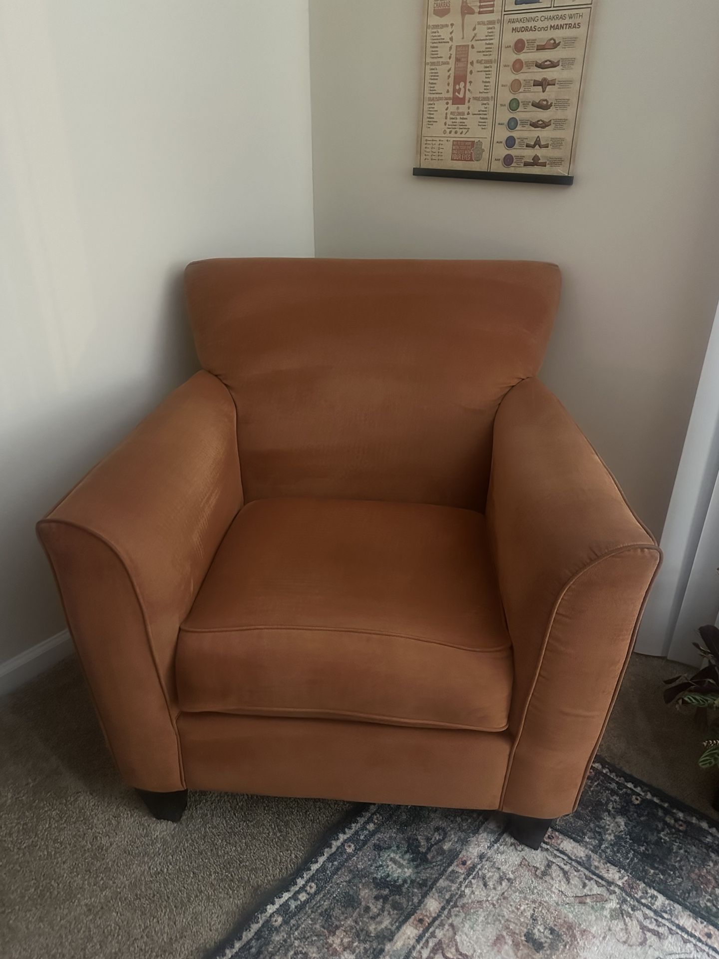 LazBoy Light Orange Chair