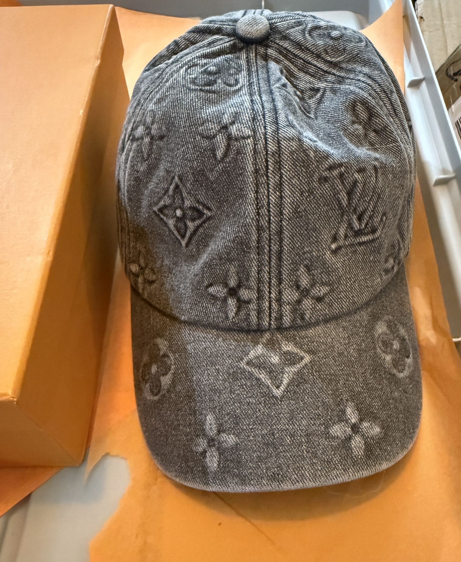 Louis Vuitton Denim Gray Baseball Cap