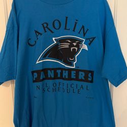 VINTAGE 1995 Carolina Panthers T-shirt (Size MENS XXL) Rare